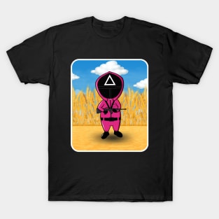SQUID GAME Masked Guard - Cartoon Art T-Shirt